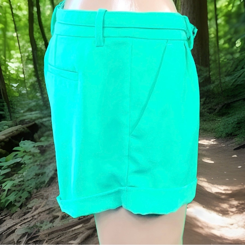 NWT JOIE Concetta' Belted Cuff Shorts - Picture 4 of 10